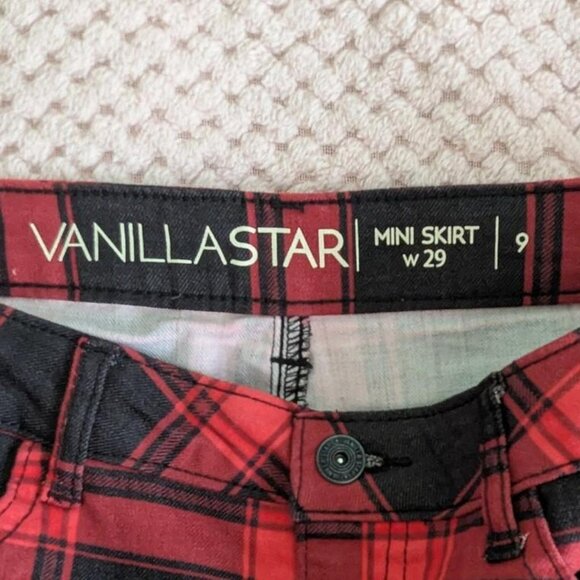 Black and red plaid Vanilla Star mini skirt - Picture 5 of 5